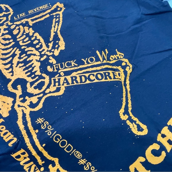 Supreme New Navy Blue & Orange Color XL Size Graphic Bodysnatchers T-Shirt - Picture 7 of 10